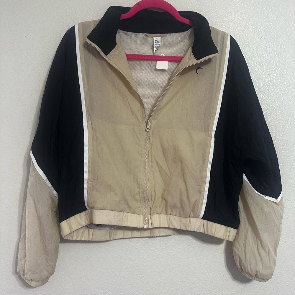 Zyia Active Colorblock Cropped Windbreaker Jacket – Small